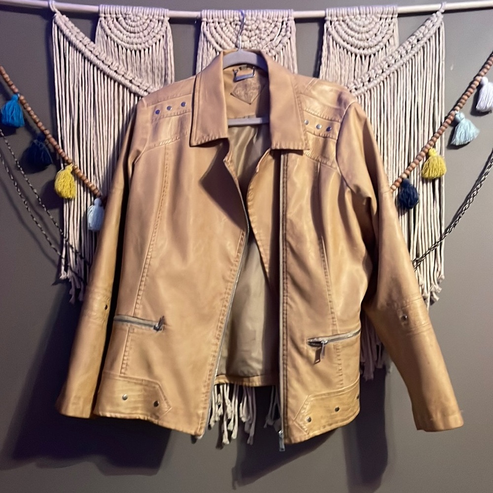 Jou Jou Vegan Leather Jacket